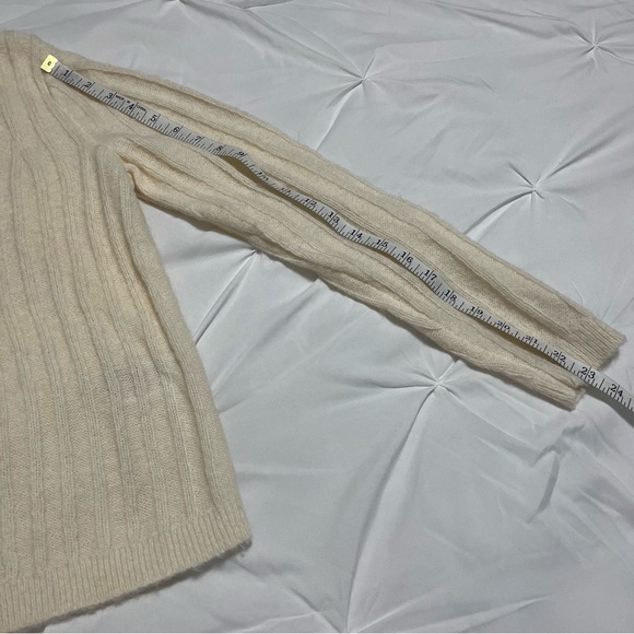 Banana Republic Heritage Cream Sweater Polo Wool Alpaca - Picture 11 of 11